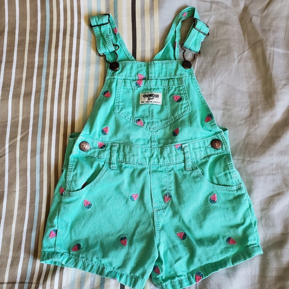 OshKosh Jean Strawberry Shortalls